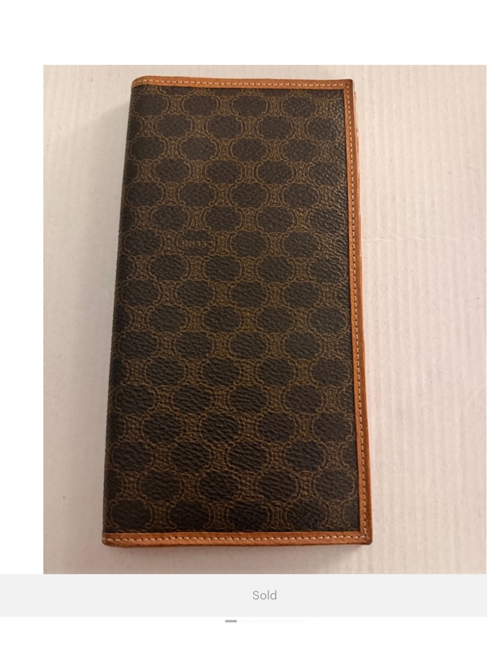 Celine Classic Brown Long Wallet -Authentic w/COA
